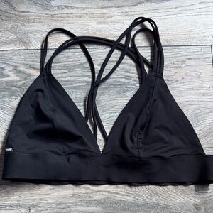 PINK Victoria's Secret Black Strappy Bra